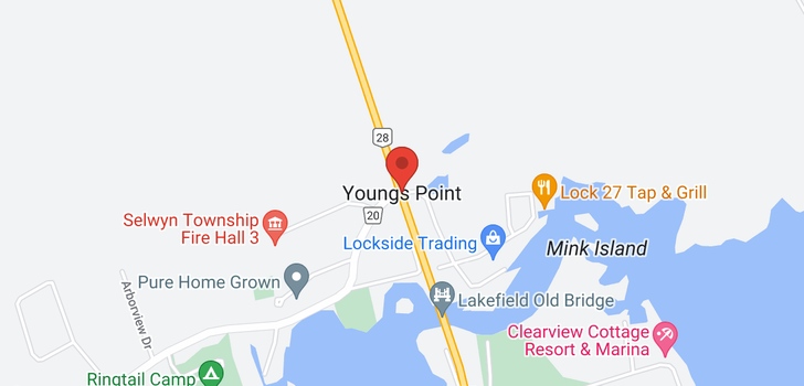 map of LOT 22 YOUNG'S POINT ROAD